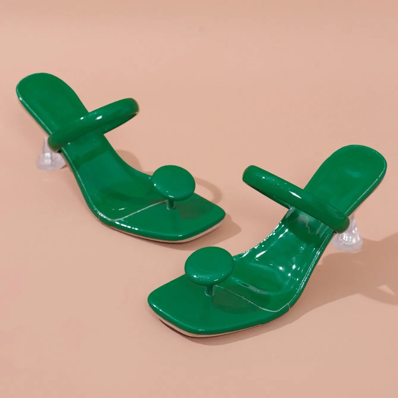 Women Slippers Outdoor Luxury Party Shoes Women 2025 New Summer High Heels Sandals Designer Slippers High Heels Slides Women