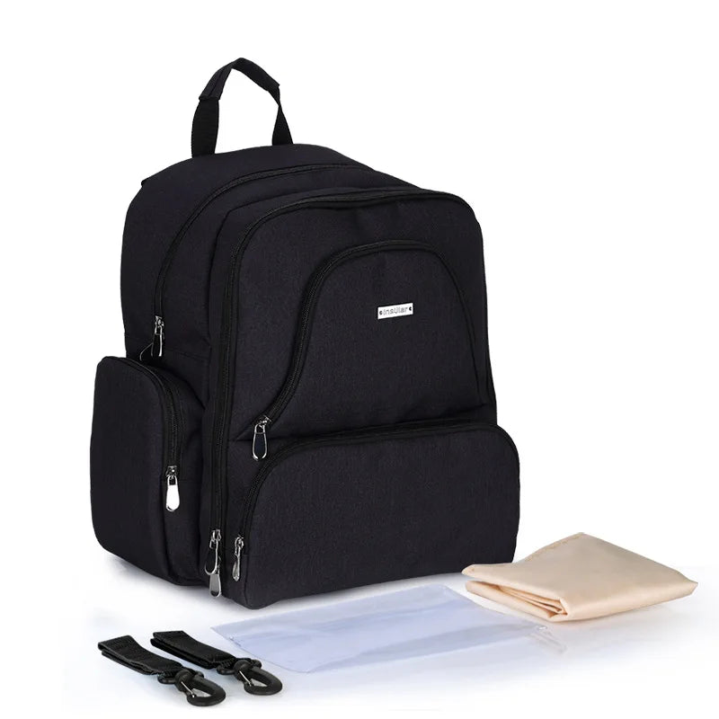 Insular Baby Diaper Bag Multifuntion Nappy Stroller Backpack Maternity Mummy Bag Baby Waterproof Diaper Changing Bag Backpacks