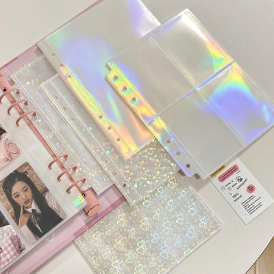 MINKYS 10PCS/Pack Butterfly Little Puppy Kpop Photocard A5 Binder Sleeves Idol Photo Card Holder Photocards Album Storage Bag