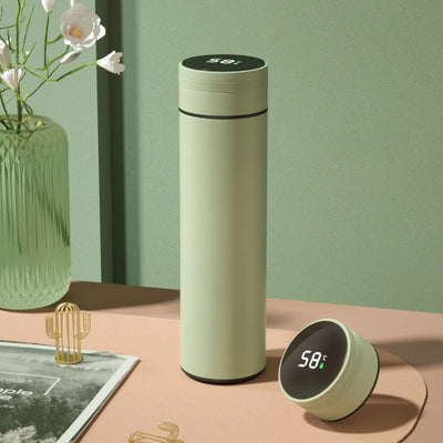 Xiaomi Youpin Intelligent Temperature Display Thermal Mug 304 Stainless Steel Car Thermos Bottle Long-lasting Heat Water Bottle