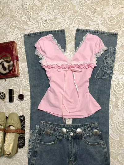 Retro Trendy Short T-Shirt