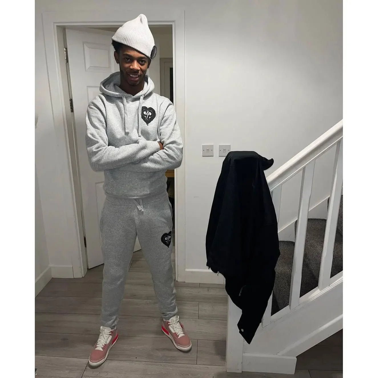 2024 new spring and autumn new love letters printed men and women couples hoodie hoodie trend set