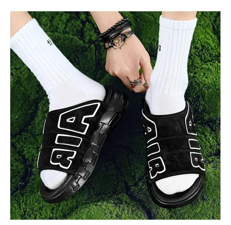 Slippers for Men Flip Flops Air Cushion Design Slide Man Summer New Soft Non-slip Men's Sports Chanclas Hombre Slippers Men