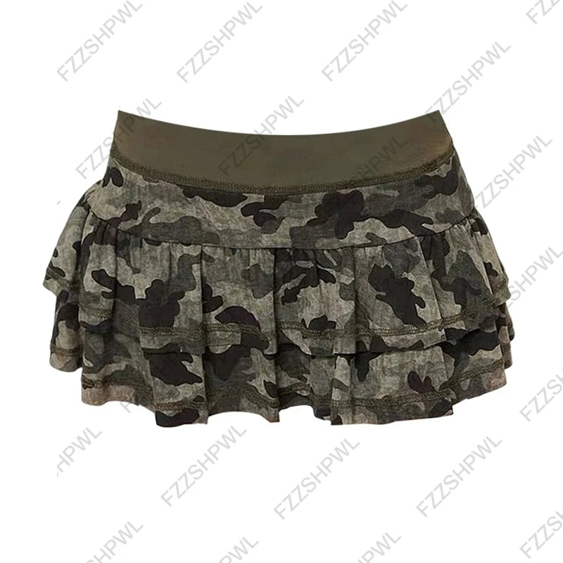 Y2K Skirt Grunge Goth Punk Streetwear American retro Mini Skirt Fashion Unique Classic Minimalist K-Pop Style Low Rise Skirts