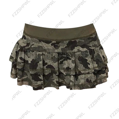 Y2K Skirt Grunge Goth Punk Streetwear American retro Mini Skirt Fashion Unique Classic Minimalist K-Pop Style Low Rise Skirts