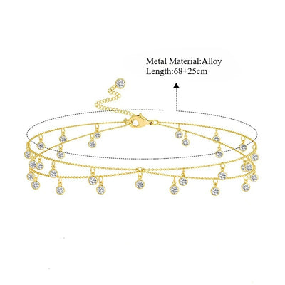 Loe| New Trendy Waist Belly Chain for Women Summer Beach Sexy Simple Body Chain Vacation Jewelry Accessories Punk