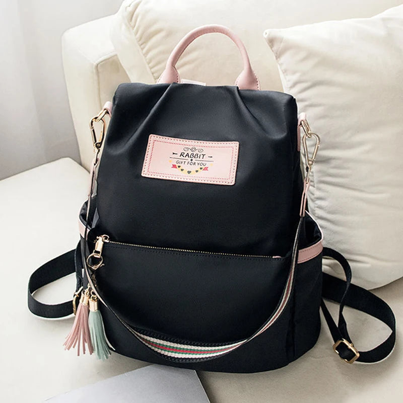 New High Quality Women's Shoulder Bag Large Capacity Oxford Cloth Bags Ladies Backpack Woman Color Tote Women Shoulder Backpacks