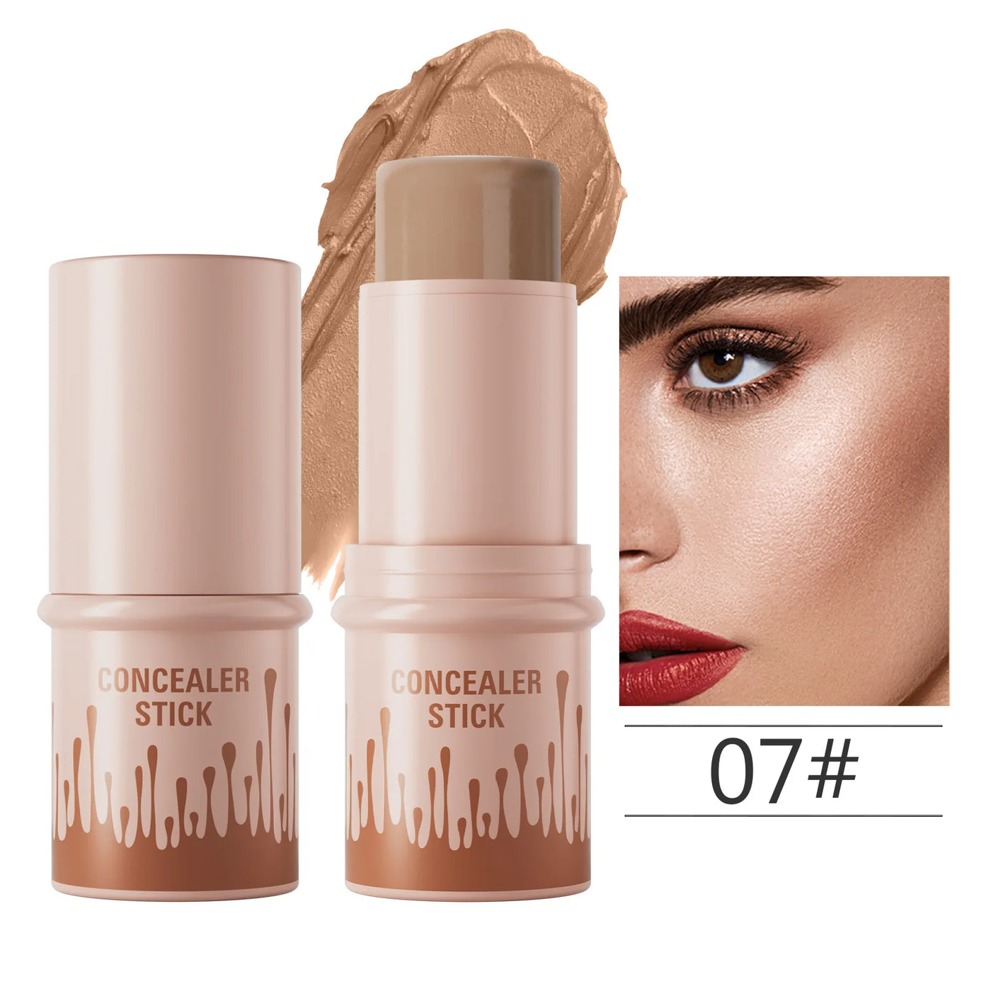 Makeup Face Brown Bronzer Contour Stick Contouring Bronzer Stick Highlighter Brightening Blusher Stick Rouge Cream Concealer Pen