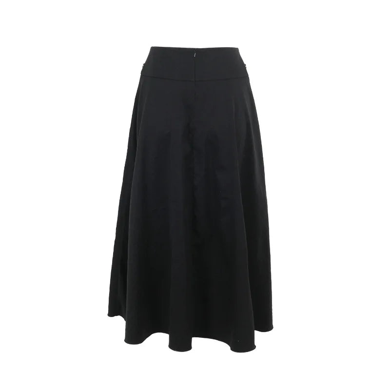 Wholesale New American Retro Irregular Skirt Hot Girl Sexy Punk Black Clothing Dark Style Women Summer Autumn Fashion Streetwear