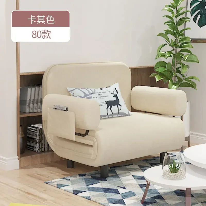 Multi-Functional Folding Sofa Bed Dual-Purpose Leisure Internet Celebrity Sofa Nap Simple Sofa Small Apartment Simple Bed