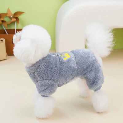 Winter Soft Dog Jumpsuit Warm Fleece Puppy Pajamas for Small Medium Dogs Clothes Pet Pyjamas Chihuahua Overalls Teddy Costumes