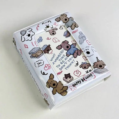 Kpop Photocard Binder Photo Card Holder 3 Inch Card Sleeves Idol ID Cards Collector Kawaii 32pcs card Capacity