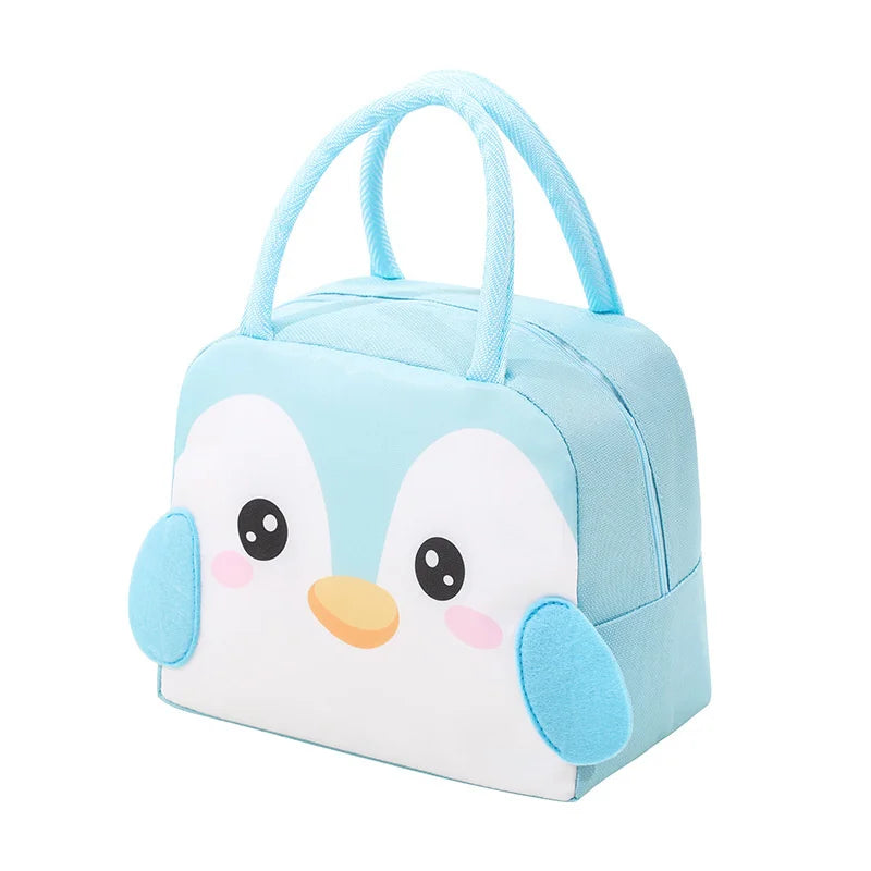 Cartoon Picnic Tote Lunch Bag Portable Insulated Thermal Heat Children'S Bento Bag Kid School Lunch Box Bags Cooler Ice Pack New