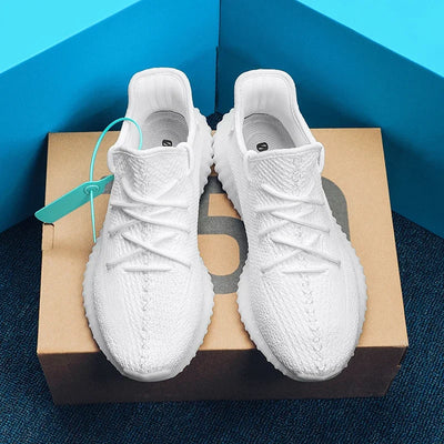 New Coconut Shoes 350 Full Sky Star Men's and women's Shoes 2025 New Summer breathable mesh sneakers and casual running shoes