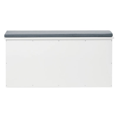 【Breeins】Flip Down Shoe Bench Cabinet, Shoes Rack Storage Organizer Shelf Home Decoration For Entryway