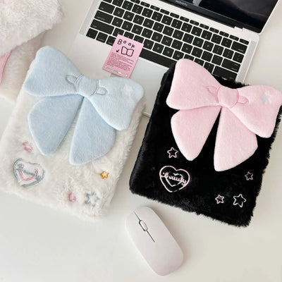 Kawaii A6 Bow Kpop Photocard Binder Collect Book Idol Plush Photo Card Holder Photocards Album
