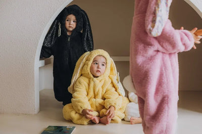 Winter Winter  Baby Romper Boys Girls Zipper Newborn Jumpsuit Cute Hooded Rabbit Pajamas Baby Girl Clothes 1-2 Years