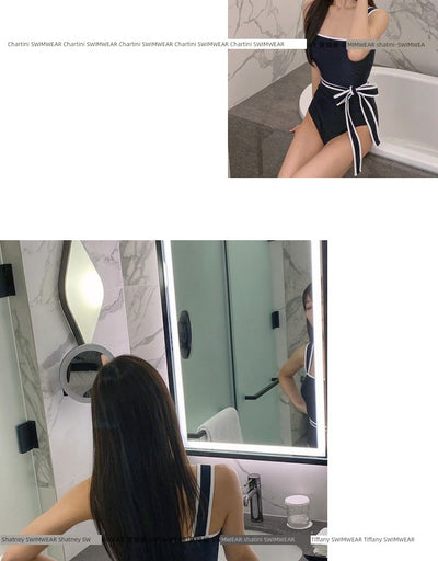 Swimsuit Summer Fancy 2024 New Arrival Best Selling Covering Belly Thin One-Piece Ins Style Hot Spring Gather Student Vacation