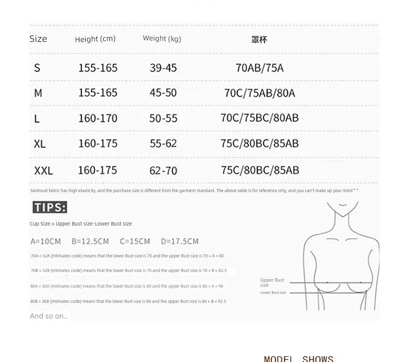 Qin Lan Same Type Pure Desire Wind Hot Spring Bathing Suit 2023 New Arrival Fancy Fall and Winter Covered Belly Sexy Seaside Vacation