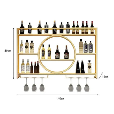 Wall Mount Wine Rack Bottle Wine Bar Cabinet Holder Adapt Single Miniature Black Cup Glass Storage Wine Cabinet Decor Szafeczki