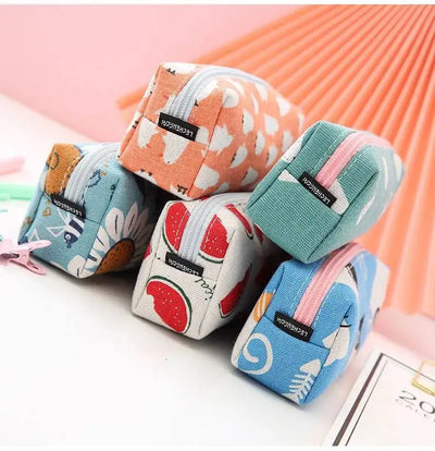 1 Pieces Kawaii Cute Cartoon Animals Pen Pencil Bag School Office Supplies Stationery Receive Tools Makeup Pouch Cosmetics Case