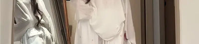 Women's Summer White Sheer Dachshund Print Loose Slim-Fit Long Sleeve T-Shirt Sun Protection Cover-Up Sweet Sexy Casual Lazy Top