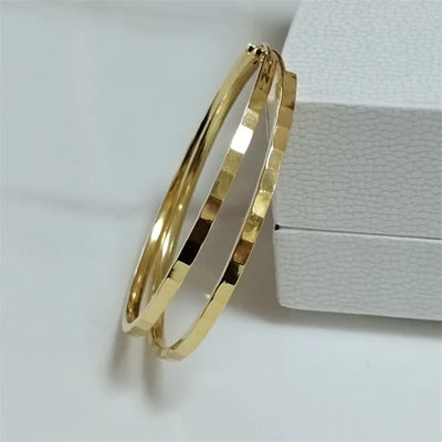 Somilia - 100% 925 Sterling Silver Women's Big Hoop Earrings New Collection Jewelry Fashion Women 18K Gold Plated серьги кольца