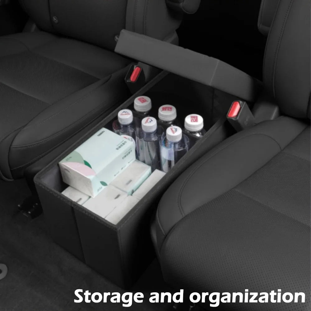 2nd Row Car Seat Organizer for Hyundai Palisade 2023-2025 Console Organizer Backseat Box Dog Toy Box Storage Bin