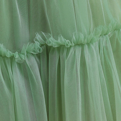 Formal A-line Party Dress For Girls Children Costume Sleeveless Princess Dresses Girl Dress Elegant Lace Wedding Gown