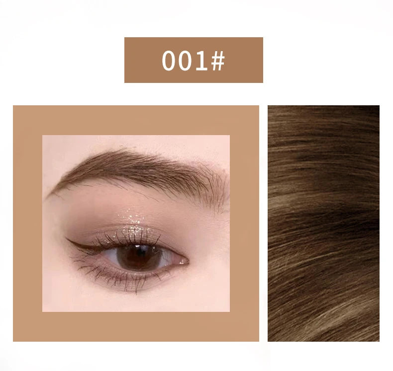 2 In1 Fine Triangle Eyebrow Pencil Eyebrow Brush Long Lasting Waterproof Sweatproof Ultra Precise Brow Definer Eye Brow Makeup