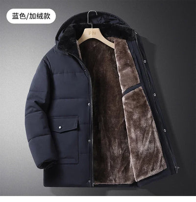 Winter Jacket Men Thicken Warm Parkas Hooded Coat Fleece Man's Jackets High Quality Outwear Jaqueta Masculina Drop Shipping