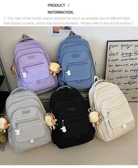 Women Backpack Boys Girls School Backpack for Teenage Youth Girls Kawaii Student Kids Rucksack Laptop Books Bag Bolsas Mochila