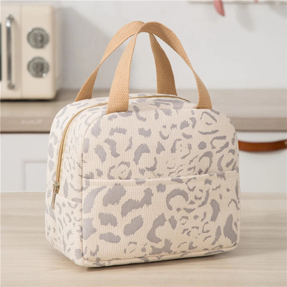 Portable Thermal Lunch Bag Girls Food Box Durable Waterproof Office Cooler Lunch Box Ice Insulated Case Picnic Camping Ins Bag