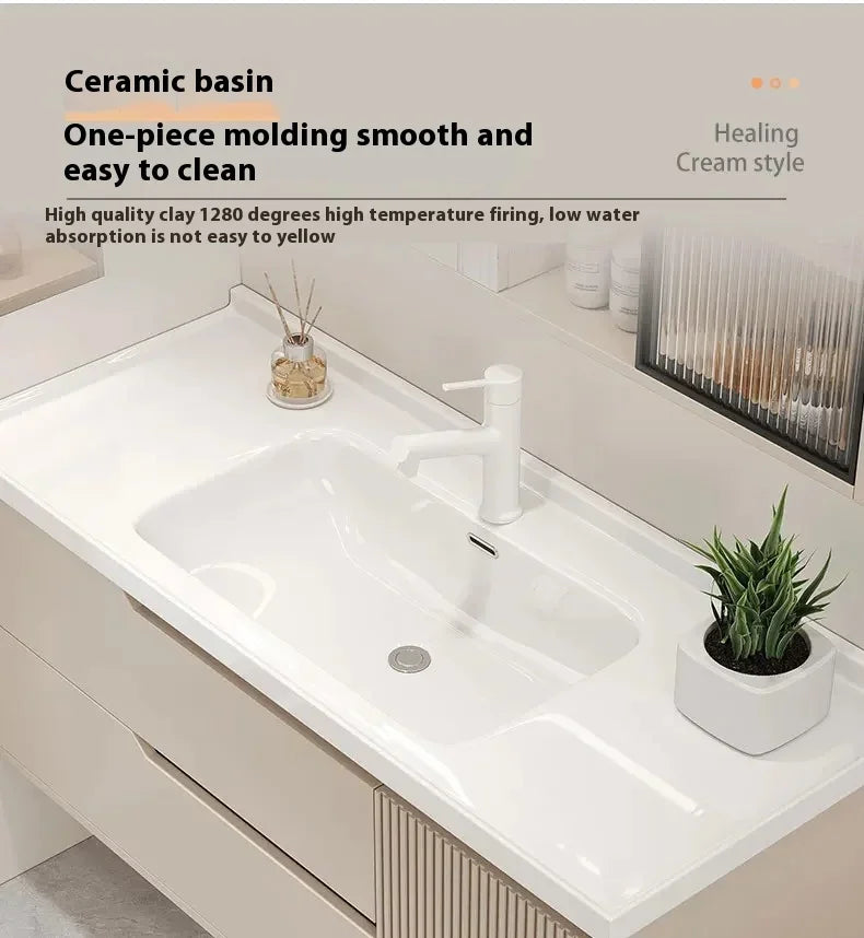 Furniture Basin Combination Bathroom Cabinet Modern Sink Washbasin Minimalist Bathroom Cabinet Washbasin Home Furniture