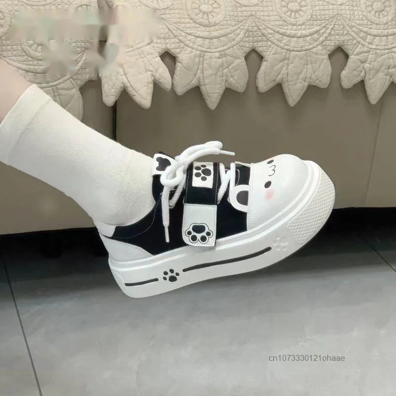 Cute Cozy Otaku Style Y2k Soft Girl Board Shoes Lolita Daily Fashion Trend JK Shoes Japanese Style Harajuku Sweet Casual Shoes