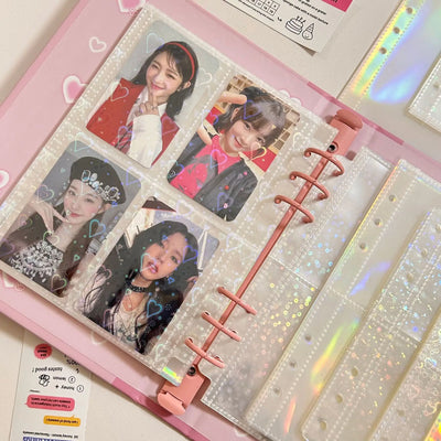 MINKYS 10PCS/Pack Butterfly Little Puppy Kpop Photocard A5 Binder Sleeves Idol Photo Card Holder Photocards Album Storage Bag
