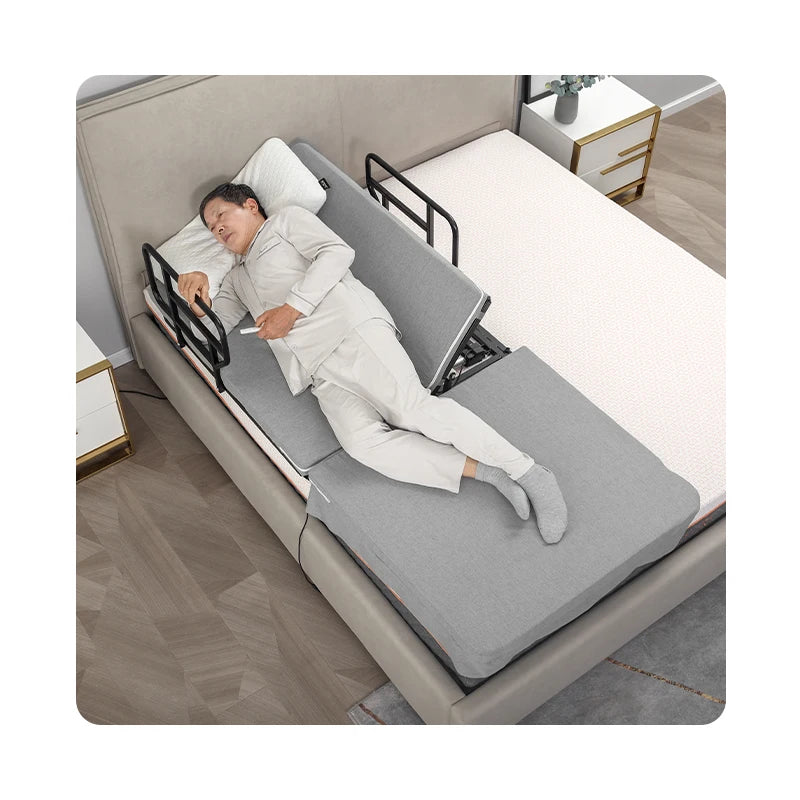 Home Caring Single Lifting Auxiliary Electric Adjustable Bed For Elderly And Disabled