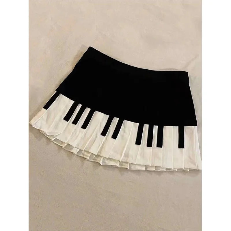 Gothic Y2k Elastic Waist Harajuku Y2k Short Skirt