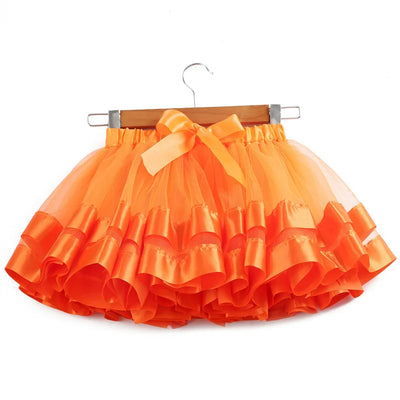 Baby Tutu Skirt Infant Girls Colorful Rainbow Tulle Skirt Princess Mini Dress Children Clothing Pettiskirt Toddler Cloth
