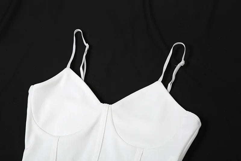 2025 Y2k Aesthetic Irregular Lace Ruffled Tank Top Women Sexy Skinny Design Corset Stretch Tube Streetwear Bandage Grunge Tanks