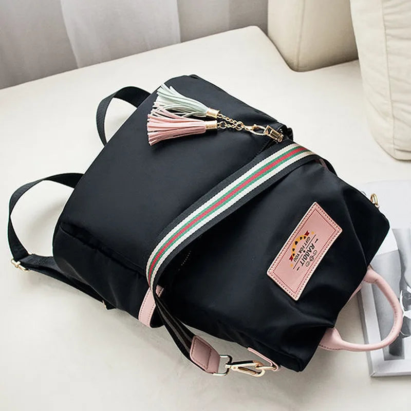 New High Quality Women's Shoulder Bag Large Capacity Oxford Cloth Bags Ladies Backpack Woman Color Tote Women Shoulder Backpacks