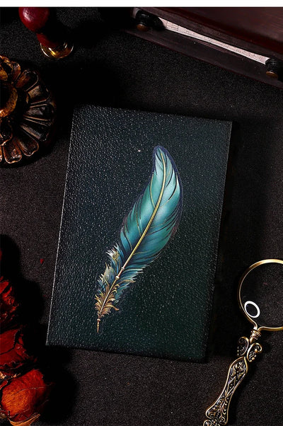 Journamm 5pcs/pack Big Size Feathers Stickers Waterproof PET DIY Scrapbooking Art Collage Junk Journal Decor Sticker Stationery