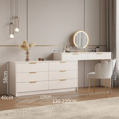 Container Dressing Table Drawer Baby Girl Set Modern Dressing Table Cabinets Living Room Hairstyle Penteadeira Bedroom Furniture