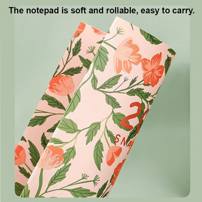 Portable 2025 Monthly Notes Notebook, A4/A5 Size 24 Sheets Annual Calendar Planner for School Travel Business Work Home Writing