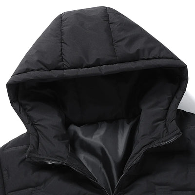 2024 Casual Autumn Winter Jacket Men Bomber Jacket Thicken Men Fashion Clothing Streetwear Cotton Padded Jacket Slim Fit Coat