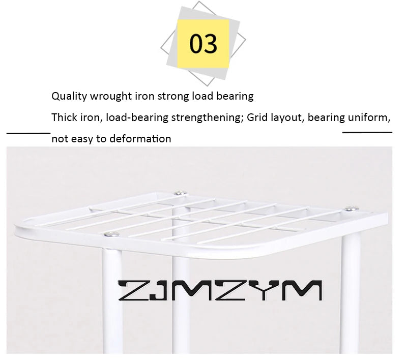 Multifuctional Plant Flower Stand Pots Tray Plant Shelves Planter Display Rack Storage Holder Shelf Home Balcony Garden Decor