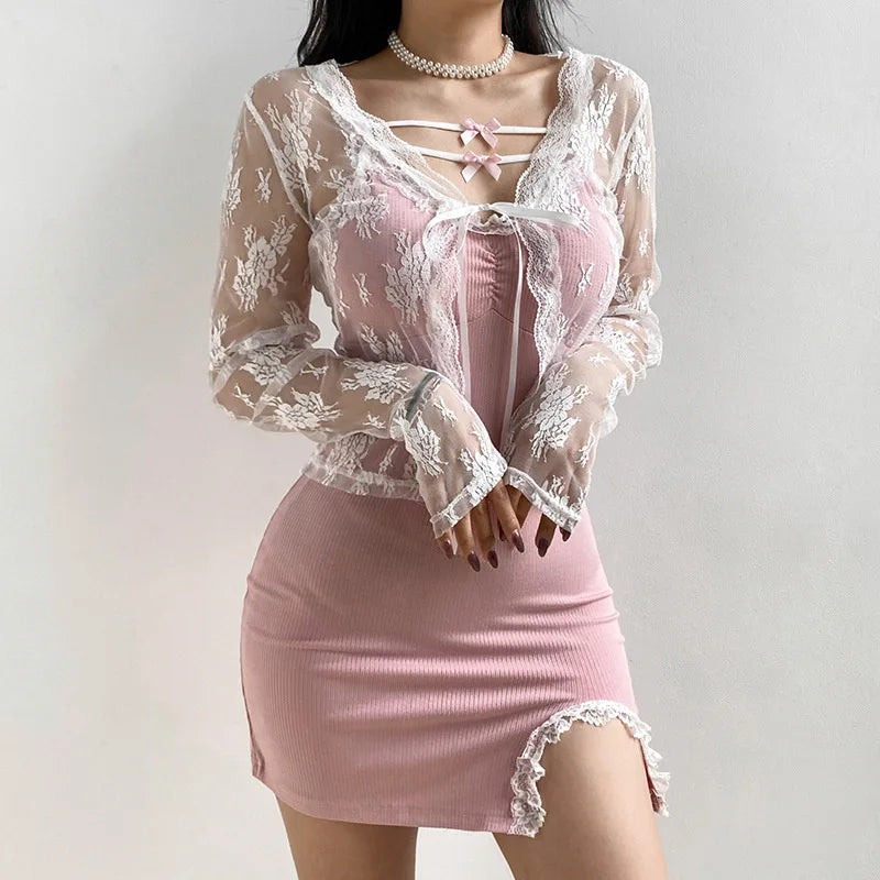 See Through Cardigan