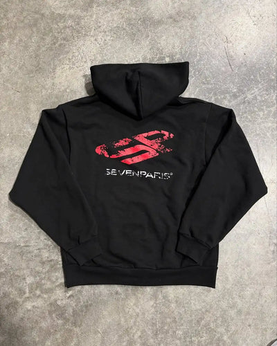 Y2k High Street American trend letters printed men sportswear Harajuku Goth fashion casual suit loose couple sweatshirt trousers