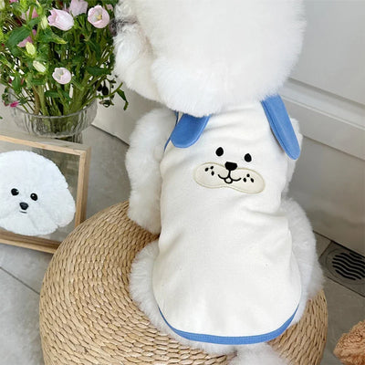 1.5-9kg Pet Clothes For Cats Small And Medium Dogs Cotton French Bulldog Vest Sweater Pajamas Warm Soft Winter Cat Puppy Coat