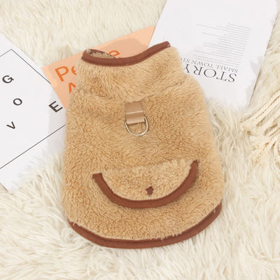 Winter Dog Jacket Warm Plush Dog Cat Vest Clothes for Puppy Kitten Sweater Chihuahua Yorkies Clothing Small Medium Dogs Pet Coat